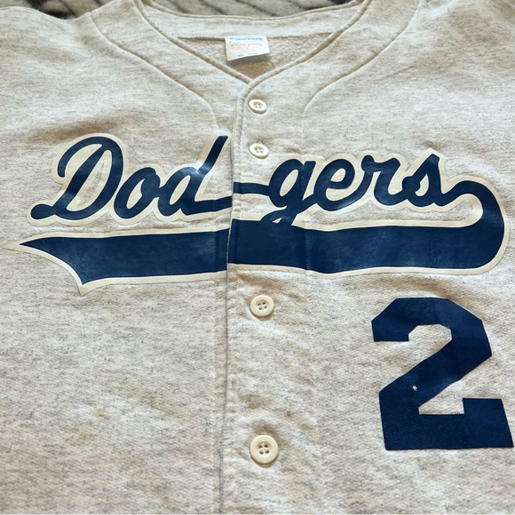 Vintage Los Angeles dodgers baseball jersey #2 by Teamwork Made In USA - Picture 3 of 16